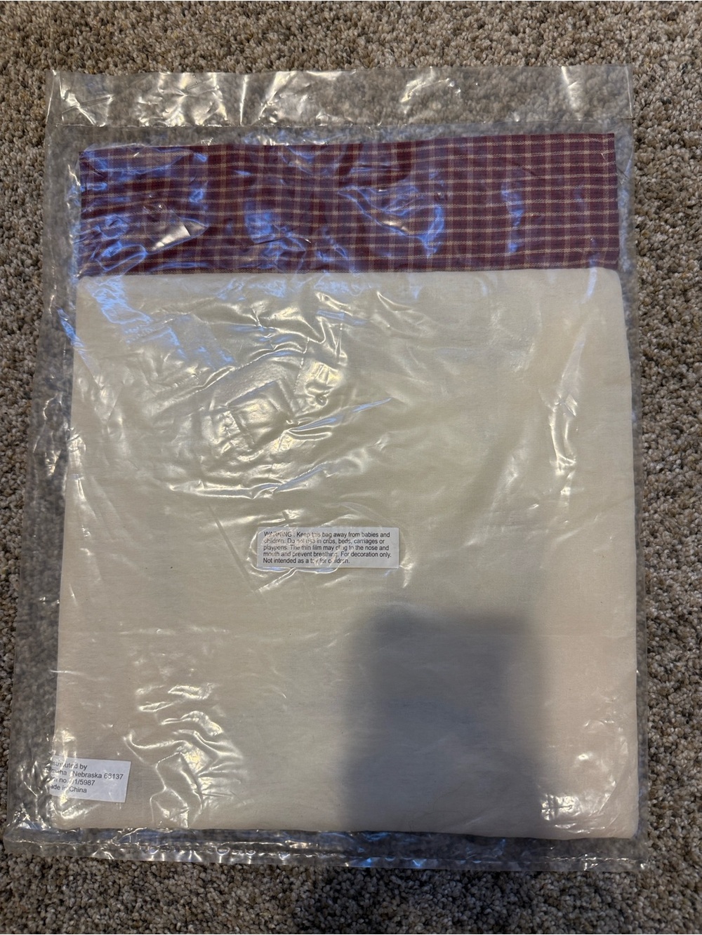 NWTWelcome To Our Home Mini Flag - Plaid House Design - Picture 5 of 5